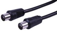 LEAD, COAX TV P-P BLACK 2M