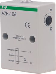 Light dependent relay 16A 12VAC/DC IP65