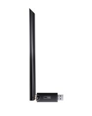 Wi-Fi USB Adapter 2.4GHz 150Mbps with External Antenna 6dBi, Black