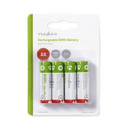 Rechargeable NiMH Battery AA | 1.2 V DC | 1300 mAh | 4-Blister