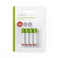 Rechargeable NiMH Battery AAA | 1.2 V DC | 950 mAh | Precharged | 4-Blister