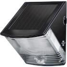 Solar Wall Light 2 LED Black