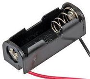 BATTERY HOLDER, N, WIRE LEAD