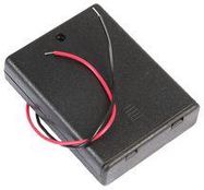 BATTERY HOLDER, AAA, WIRE LEAD