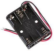 BATTERY HOLDER, AAA, WIRE LEAD