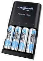 BATT CHARGER, PLUG-IN, 4XAA, EU/UK