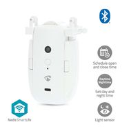 SmartLife Curtain Robot | I Rail / U Rail | Curtains / Drapes | Battery Powered / USB Powered | 4000 mAh | Bluetooth® | White