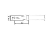 Soldering iron tip C1-2 (ZD-30C,ZD-99,ZD-8906,ZD-8906L)