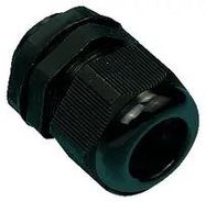 CABLE GLAND, NYLON, 4MM-8MM, BLACK, PK10