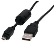 Cable USB A male - miniUSB 8pin for Nikon, PANASONIC LUMIX camera