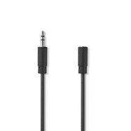 Stereo Audio Cable 3.5 mm Male - 3.5 mm Female 2.0 m Black