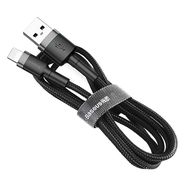 Cable USB A plug - IP Lightning plug 2.0m Cafule grey+black BASEUS