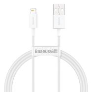 Cable USB A plug - IP Lightning plug 1.0m white Superior series BASEUS