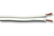 FIG 8 CABLE, 2CORE, 0.34MM2, WHT, PER M