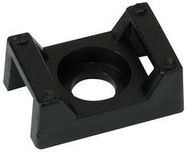 PARTEX CABLE TIE CRADLE BLACK, PK100