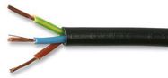 CABLE, MAINS, 3CORE, 1.5MM,  PER M