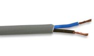 FLEX CABLE, 2CORE, GREY, 0.75MM2, PER M