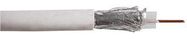 RG6U COAXIAL CABLE WHITE AL BRAID 100M