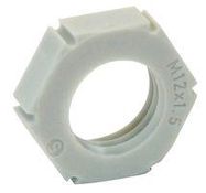 LOCKNUT, M12 GREY POLYAMIDE 10PK