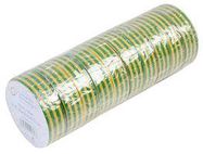 INSULATION TAPE GRN/YEL 19MM X 33M 10/PK