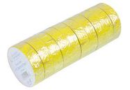 INSULATION TAPE YELL 19MM X 33M 10/PK