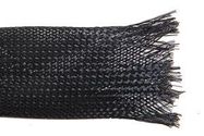 BRAID SLEEVE, 50MM, BLACK, 10M