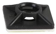 CABLE TIE BASE 19 X 19MM BLK 100/PK