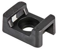 CABLE TIE SADDLE MOUNT 9MM BLK 100/PK