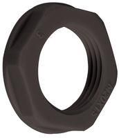 LOCKNUT M25 BLACK 10 / PACK