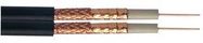 WF100 COAXIAL LSF TWIN CABLE BLACK 100M