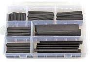 HEATSHRINK SLEEVING KIT 2:1 BLK 150PCE