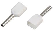 FRENCH TWIN FERRULE WHITE 0.50MM, PK100