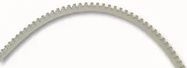 GROMMET STRIP 4.00MM CRENELLATED 15M