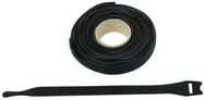 HOOK & LOOP FASTENER, 3/4" X 6", BLACK