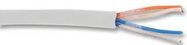 UNSHLD MULTICORED CABLE, 4POS, WHT, 100M