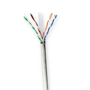 Network Cable Roll | CAT6 | Solid | U/UTP | CCA | 100.0 m | Indoor | Round | PVC | Grey | Pull Box