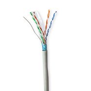 Network Cable Roll | CAT6 | Solid | F/UTP | CCA | 100.0 m | Indoor | Round | PVC | Grey | Pull Box