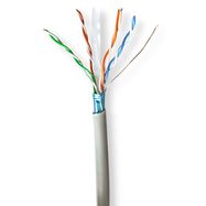 Network Cable Roll | CAT6 | Stranded | F/UTP | CCA | 305.0 m | Indoor | Round | PVC | Grey | Pull Box