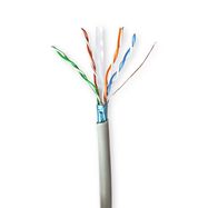 Network Cable Roll | CAT6 | Stranded | F/UTP | CCA | 50.0 m | Indoor | Round | PVC | Grey | Pull Box