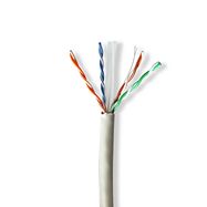 Network Cable Roll | CAT6 | Solid | U/UTP | Bare Copper | 305.0 m | Indoor | Round | LSZH | Grey | Pull Box