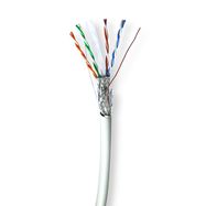 Network Cable Roll | CAT6 | Solid | S/FTP | Bare Copper | 100.0 m | Indoor | Round | LSZH | Grey | Pull Box