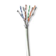 Network Cable Roll | CAT7 | Solid | S/FTP | Bare Copper | 50.0 m | Indoor | Round | LSZH | Grey | Pull Box