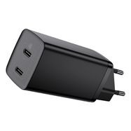 Wall Quick Charger GaN2 Lite 65W 2xUSB-C QC4+ PD3.0 SCP FCP AFC, Black