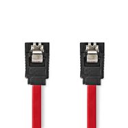 SATA Cable | 3 Gbps | SATA 7-Pin Female | SATA 7-Pin Female | Nickel Plated | 0.50 m | Flat | PVC | Red | Box