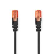 CAT6 Network Cable | RJ45 Male | RJ45 Male | U/UTP | 3.00 m | Round | PVC | Black | Label