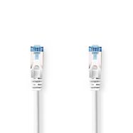 CAT6a Network Cable | S/FTP | RJ45 Male | RJ45 Male | 20.0 m | Snagless | Round | LSZH | Grey | Label