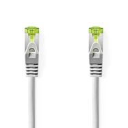 CAT7 Network Cable | S/FTP | RJ45 Male | RJ45 Male | 0.50 m | Snagless | Round | LSZH | Grey | Label