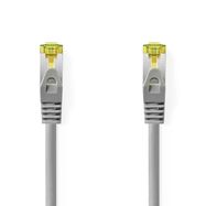 Cat 8.1 Network Cable | S/FTP | RJ45 Male | RJ45 Male | 10.0 m | Round | LSZH | Grey | Label