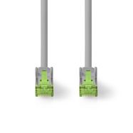 Cat 8.1 Network Cable | S/FTP | RJ45 Male | RJ45 Male | 15.0 m | Round | LSZH | Grey | Label