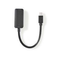 Mini DisplayPort Cable | DisplayPort 1.4 | Mini DisplayPort Male | HDMI™ Output | 48 Gbps | Nickel Plated | 0.20 m | Round | PVC | Black | Polybag